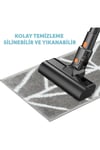 Home GH39A-GRYB Üçgen Desenli Kaydırmaz Tabanlı 13'lü Merdiven Halısı - Gri/Siyah
