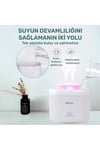 iHome14 RGB Renkli 3300ml Aromaterapi Difüzör Ultrasonik Hava Nemlendirici Buhar Makinesi