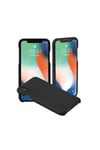 Ip-888 Ince Iz Yapmaz Siyah Iphone X Telefon Kılıfı