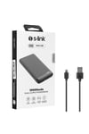 Ip-K11 10000Mah 2*Usb Micro+Type-C Siyah Lcd Ekranlı Taşınabilir Pil Şarj Cihazı