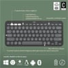 Logitech K380s Pebble Keys 2 Coklu Cihaz Ozellikli Bluetooth Turkce Q Klavye Gri 920-011859