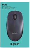 LOGITECH M90 USB Kablolu 1000dpi siyah Mouse