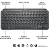 Logitech Mx Keys Mini Q Tr Klavye Siyah 920-010504