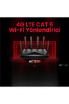 LT700 2.4GHz 300Mbps,5GHz 867Mbps, 4 Port Wi-Fi Mesh 4G LTE Cat6 Gigabit Router (AC1200 Serisi)