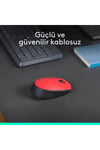 M171 USB Alıcılı Kablosuz Kompakt Mouse, Kırmızı 910-004641