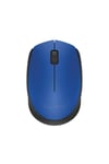 M171 USB Alıcılı Kablosuz Kompakt Mouse, Mavi 910-004640