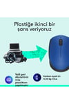 M171 USB Alıcılı Kablosuz Kompakt Mouse, Mavi 910-004640