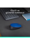 M171 USB Alıcılı Kablosuz Kompakt Mouse, Mavi 910-004640