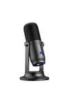 M2 MDRILL ONE Siyah USB 48Khz 16Bit HD Stüdyo 4Tip Kayıt RGB 3,5mm Led Type-C Mikrofon