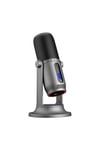 M2G MDRILL ONE Gri USB 48Khz 16bit HD Kayıt 3,5mm ses Kontrol Led Type-C Mikrofon