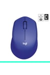 M330 Sessiz Kablosuz Optik Mouse, Mavi 910-004910