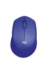 M330 Sessiz Kablosuz Optik Mouse, Mavi 910-004910