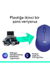 M330 Sessiz Kablosuz Optik Mouse, Mavi 910-004910