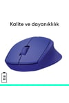 M330 Sessiz Kablosuz Optik Mouse, Mavi 910-004910