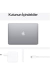 Macbook Air M1 Çip 16 Gb 256 Gb Macos 13.3 Inç Qhd Taşınabilir Bilgisayar Uzay Grisi - Z124m11