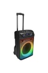 Md-bt505 60w Usb/bt/tf/tws Led Işıklı Kablosuz Ve Kafa Mikrofonlu Toplantı-parti Hoparlörü