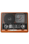Mdr-105bt Ahşap Usb- Tf Destekli Bluetooth Fm-am-sw 8 Band Klasik Radyo