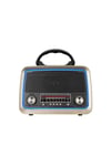 Mdr-99 Usb-tf-aux-bluetooth Destekli Fm/am/sw 3 Band Klasik Ahşap Radyo