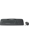 MK330 Kablosuz Q Trk Siyah Multimedya Klavye Mouse Set Set 920-003988