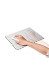 Mp02cw Kaydırmaz Tabanlı,antibakteriyel Hassas Tepki Yüzeyli,246x202x2mm Alüminyum Mouse Pad