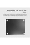 Mp02cw Kaydırmaz Tabanlı,antibakteriyel Hassas Tepki Yüzeyli,246x202x2mm Alüminyum Mouse Pad