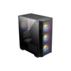 Msi Mag Forge M100a Akrilik Yan Panel 3x120mm 1x120mm Argb Fan Psu Yok Matx Gaming Kasa