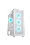 MX220 4X RGB CGR-2AC8W-RGB Mid-Tower Temperli Cam Beyaz Gaming (Oyuncu) Kasa