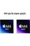 MX2Y3TU/A/MacBook Pro/Apple M4 Pro İşlemci/14 Çekirdek CPU -20 Çekirdek GPU/48GB RAM/512GB SSD