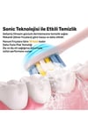 Nicefeel X610-Z Dakikada 40000 Titreşim, Şarjlı Sonic Profesyonel Diş Fırçası-Pembe