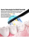 Nicefeel X610-Z Dakikada 40000 Titreşim, Şarjlı Sonic Profesyonel Diş Fırçası-Siyah