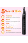 Nicefeel X610-Z Dakikada 40000 Titreşim, Şarjlı Sonic Profesyonel Diş Fırçası-Siyah
