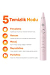 Nicefeel X610-Z Dakikada 40000 Titreşim, Şarjlı Sonic Profesyonel Diş Fırçası-Pembe