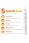 Nicefeel X610-Z Dakikada 40000 Titreşim, Şarjlı Sonic Profesyonel Diş Fırçası-Beyaz