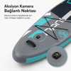NPO Aqua Gray 350x84x15cm Şişme Military SUP Paddle Board 196kg Kürek Pompa Çanta Koltuklu Full Set
