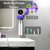 NPO ESX9 Led Ekranlı Otomatik Açılan Kapaklı Şarjlı Fırça Tutucu ve UV Diş Fırçası Sterilizatörü