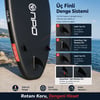 NPO Flow Stone 350x84x15cm Şişme Premium SUP Paddle Board 162kg Kürek Pompa Çanta Koltuklu Full Set