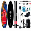 NPO Flow Stone 350x84x15cm Şişme Premium SUP Paddle Board 162kg Kürek Pompa Çanta Koltuklu Full Set