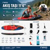 NPO Flow Stone 350x84x15cm Şişme Premium SUP Paddle Board 162kg Kürek Pompa Çanta Koltuklu Full Set