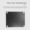 NPO MP02CW Kaydırmaz Tabanlı,Antibakteriyel Hassas Tepki Yüzeyli,246x202x2mm Alüminyum Mouse Pad