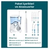 NPO Nicefeel FC163 Profesyonel, Masajlı, 600ml Diş Teli/Protez Bakım ve Ağız Duşu-Beyaz