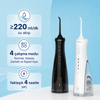 NPO Nicefeel FC5610 Şarjlı Taşınabilir Ağız Duşu 4 Modlu 280 ml IPX7 Diş Teli ve Protez Bakımı Beyaz