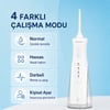 NPO Nicefeel FC5610 Şarjlı Taşınabilir Ağız Duşu 4 Modlu 280 ml IPX7 Diş Teli ve Protez Bakımı Beyaz