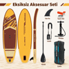 NPO Ridewave 320x81x15cm Şişme SUP Paddle Board 196kg Kürek Pompa Çanta  Set