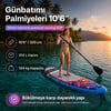 NPO Sunset Palm 305x81x15cm Şişme Premium SUP Paddle Board 148kg Kürek Pompa Çanta Koltuklu Full Set