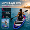 NPO Sunset Palm 320x81x15cm Şişme Premium SUP Paddle Board 148kg Kürek Pompa Çanta Koltuklu Full Set