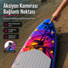 NPO Sunset Palm 320x81x15cm Şişme Premium SUP Paddle Board 148kg Kürek Pompa Çanta Koltuklu Full Set