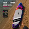 NPO Sunset Palm 320x81x15cm Şişme Premium SUP Paddle Board 148kg Kürek Pompa Çanta Koltuklu Full Set