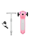 NS-05 Pembe 6km-h 100w LG Bataryalı Taşınabilir Elektrikli Çocuk Scooter
