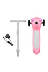 NS-05 Pembe 6km-h 100w LG Bataryalı Taşınabilir Elektrikli Çocuk Scooter