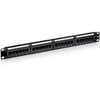 ODS 10C-SB1U24PCAT6U-RL1A 24 Port CAT6 UTP DOLU Patch Panel